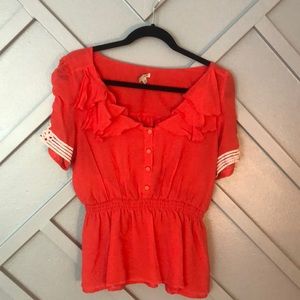 Anthropologie Odille Silk Blouse